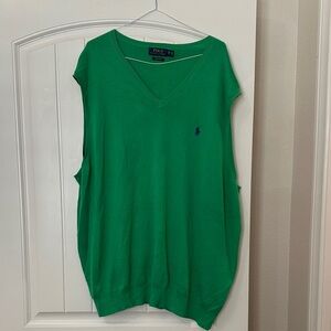 Ralph Lauren Polo Green Pima Cotton Knit
